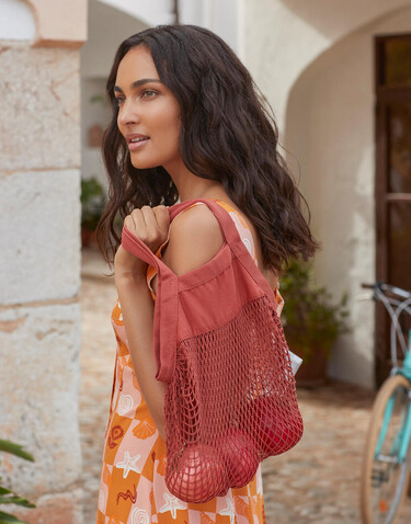 Westford Mill Organic Cotton Mini Mesh Grocery Bag, Orange Rust, One Size bedrucken, Art.-Nr. 676284120 Westford Mill Organic Cotton Mini Mesh Grocery Bag, Orange Rust, One Size bedrucken, Art.-Nr. 676284120