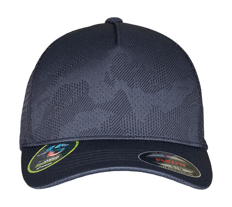Flexfit Flexfit Jaquard Camo Cap, Navy, L/XL bedrucken, Art.-Nr. 676682002