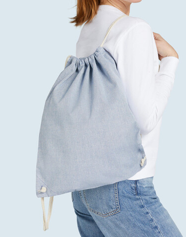 SG ACCESSORIES - BAGS Recycled Cotton/Polyester Backpack DD, Natural Heather, One Size bedrucken, Art.-Nr. 677570140