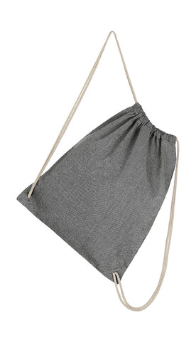 SG ACCESSORIES - BAGS Recycled Cotton/Polyester Backpack DD, Black Heather, One Size bedrucken, Art.-Nr. 677571050 SG ACCESSORIES - BAGS Recycled Cotton/Polyester Backpack DD, Black Heather, One Size bedrucken, Art.-Nr. 677571050