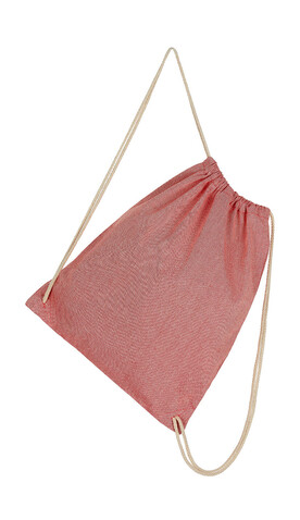 SG ACCESSORIES - BAGS Recycled Cotton/Polyester Backpack DD, Red Heather, One Size bedrucken, Art.-Nr. 677574020