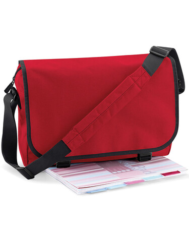 Bag Base Messenger Bag, Bright Royal, One Size bedrucken, Art.-Nr. 679293060