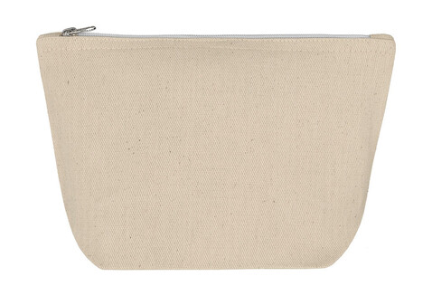SG ACCESSORIES - BAGS Canvas Accessory Case, Natural, L (28x22x12) bedrucken, Art.-Nr. 679570083
