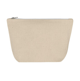 SG ACCESSORIES - BAGS Canvas Accessory Case, Natural, S (22x12x8) bedrucken, Art.-Nr. 679570081