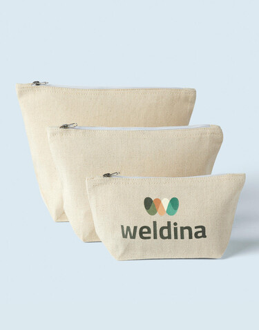 SG ACCESSORIES - BAGS Canvas Accessory Case, Dark Blue, S (22x12x8) bedrucken, Art.-Nr. 679572011