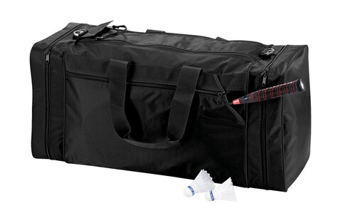 Quadra Jumbo Sports Bag, Black, One Size bedrucken, Art.-Nr. 680301010