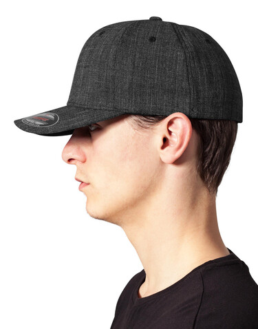 Flexfit Twill Knit Flexfit, Grey, S/M bedrucken, Art.-Nr. 680681211