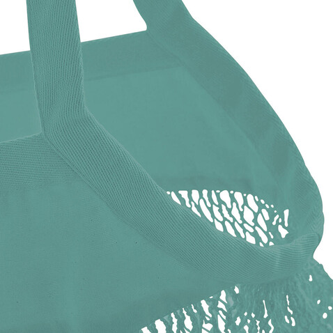 Westford Mill Organic Cotton Mesh Grocery Bag, Orange Rust, One Size bedrucken, Art.-Nr. 682284120