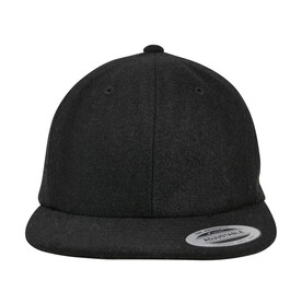 Flexfit Melton Cap, Black, One Size bedrucken, Art.-Nr. 683681010
