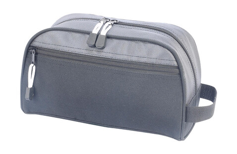 Shugon Bilbao Toiletry Bag, Black/Dark Grey, One Size bedrucken, Art.-Nr. 687381530