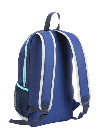 Shugon York Basic Backpack, French Navy/Sky Blue/Light Grey, One Size bedrucken, Art.-Nr. 691382810