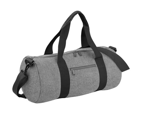 Bag Base Original Barrel Bag, Grey Marl/Black, One Size bedrucken, Art.-Nr. 692291550 Bag Base Original Barrel Bag, Grey Marl/Black, One Size bedrucken, Art.-Nr. 692291550
