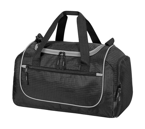 Shugon Piraeus Sports Holdall, Black/Light Grey, One Size bedrucken, Art.-Nr. 694381510