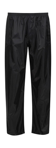 Regatta Stormbreak Overtrousers, Black, 2XL bedrucken, Art.-Nr. 695171017