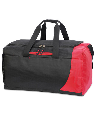 Shugon Naxos Sports Kit Bag, Black/Red, One Size bedrucken, Art.-Nr. 695381540