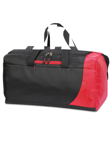 Shugon Naxos Sports Kit Bag, Black/Red, One Size bedrucken, Art.-Nr. 695381540