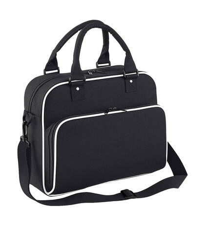 Bag Base Junior Dance Bag, Black/White, One Size bedrucken, Art.-Nr. 696291500