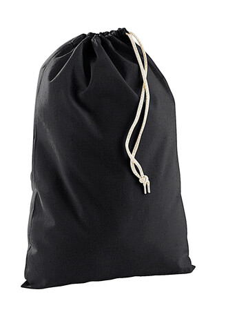 Westford Mill Cotton Stuff Bag, Black, S bedrucken, Art.-Nr. 697281013