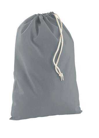 Westford Mill Cotton Stuff Bag, Pure Grey, 2XS bedrucken, Art.-Nr. 697281201