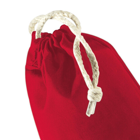 Westford Mill Cotton Stuff Bag, Classic Red, XS bedrucken, Art.-Nr. 697284012 Westford Mill Cotton Stuff Bag, Classic Red, XS bedrucken, Art.-Nr. 697284012