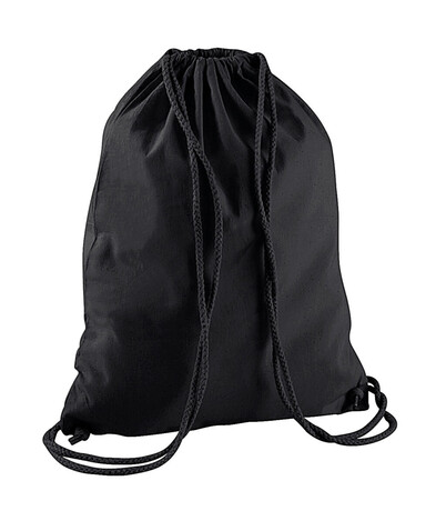 Westford Mill Cotton Gymsac, Black/Black, One Size bedrucken, Art.-Nr. 698281520 Westford Mill Cotton Gymsac, Black/Black, One Size bedrucken, Art.-Nr. 698281520