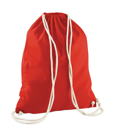 Westford Mill Cotton Gymsac, Bright Red, One Size bedrucken, Art.-Nr. 698284070 Westford Mill Cotton Gymsac, Bright Red, One Size bedrucken, Art.-Nr. 698284070