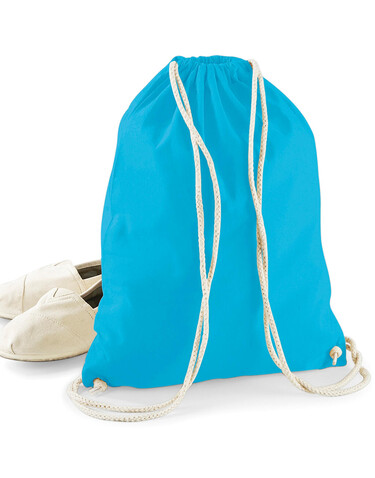 Westford Mill Cotton Gymsac, White, One Size bedrucken, Art.-Nr. 698280000