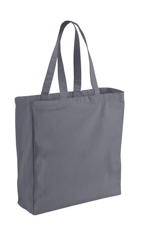 Westford Mill Canvas Classic Shopper, Graphite Grey_x000D_, One Size bedrucken, Art.-Nr. 699281310