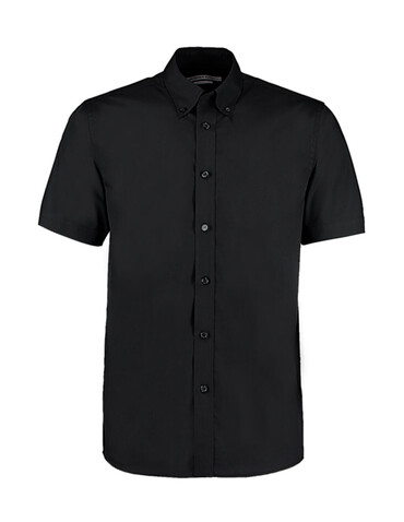 Kustom Kit Classic Fit Workforce Shirt, Black, 2XL bedrucken, Art.-Nr. 700111017
