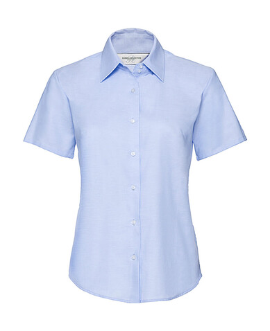 Russell Europe Ladies` Classic Oxford Shirt, Bright Royal, L (40) bedrucken, Art.-Nr. 701003065