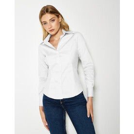 Kustom Kit Women`s Tailored Fit Premium Oxford Shirt, White, 6XL bedrucken, Art.-Nr. 702110000 Kustom Kit Women`s Tailored Fit Premium Oxford Shirt, White, 6XL bedrucken, Art.-Nr. 702110000