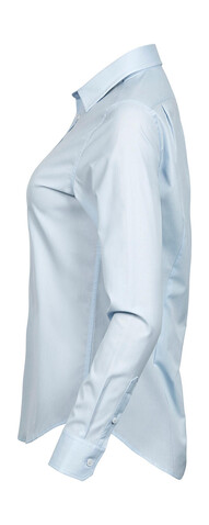 Tee Jays Ladies` Stretch Luxury Shirt, Black, 2XL bedrucken, Art.-Nr. 702541017