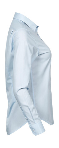 Tee Jays Ladies` Stretch Luxury Shirt, White, XS bedrucken, Art.-Nr. 702540002