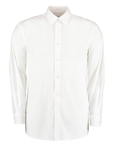 Kustom Kit Classic Fit Workforce Shirt, White, S (37cm) bedrucken, Art.-Nr. 703110003