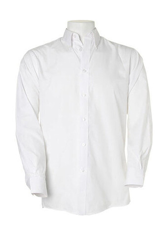 Kustom Kit Classic Fit Workforce Shirt, White, M (39/40cm) bedrucken, Art.-Nr. 703110004