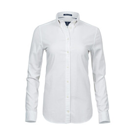 Tee Jays Ladies` Perfect Oxford Shirt, White, XS bedrucken, Art.-Nr. 704540002 Tee Jays Ladies` Perfect Oxford Shirt, White, XS bedrucken, Art.-Nr. 704540002