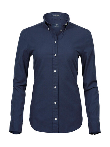 Tee Jays Ladies` Perfect Oxford Shirt, Navy, 3XL bedrucken, Art.-Nr. 704542008