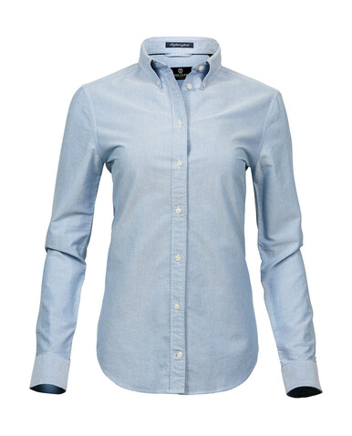 Tee Jays Ladies` Perfect Oxford Shirt, Light Blue, XL bedrucken, Art.-Nr. 704543216