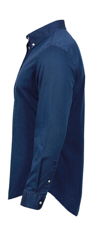Tee Jays Casual Twill Shirt, Indigo, XL bedrucken, Art.-Nr. 705543186