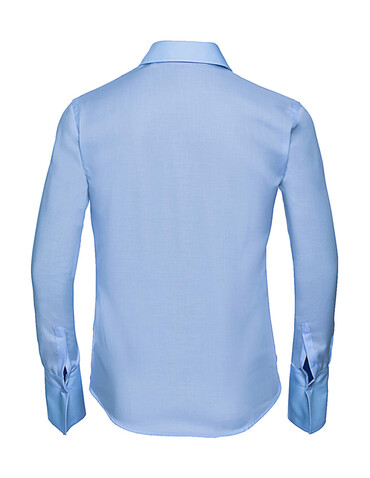 Russell Europe Ladies` Ultimate Non-iron Shirt LS, Bright Sky, M (38) bedrucken, Art.-Nr. 706003104