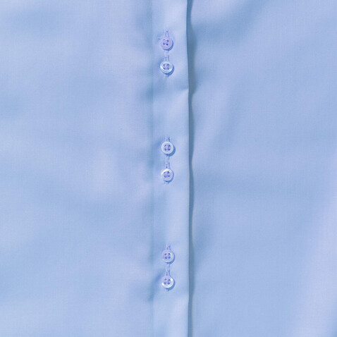 Russell Europe Ladies` Ultimate Non-iron Shirt LS, Black, XL (42) bedrucken, Art.-Nr. 706001016