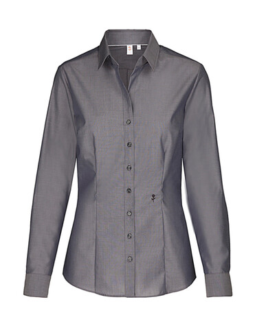 Seidensticker Seidensticker Slim Fit 1/1 Kent Women, Anthracite, 44 bedrucken, Art.-Nr. 706201406