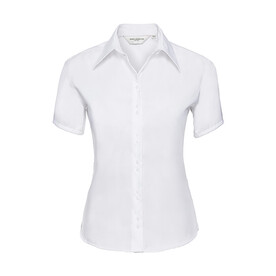 Russell Europe Ladies` Ultimate Non-iron Shirt, White, XS (34) bedrucken, Art.-Nr. 707000002 Russell Europe Ladies` Ultimate Non-iron Shirt, White, XS (34) bedrucken, Art.-Nr. 707000002