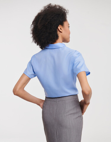 Russell Europe Ladies` Ultimate Non-iron Shirt, White, 2XL (44) bedrucken, Art.-Nr. 707000007