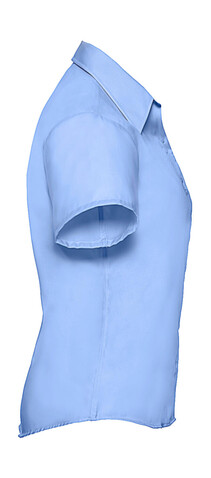 Russell Europe Ladies` Ultimate Non-iron Shirt, Bright Sky, M (38) bedrucken, Art.-Nr. 707003104
