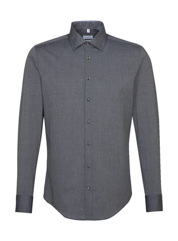 Seidensticker Seidensticker Slim Fit 1/1 Business Kent, Anthracite, 39 bedrucken, Art.-Nr. 708201403