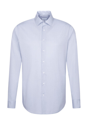 Seidensticker Seidensticker Slim Fit 1/1 Business Kent, Light Blue, 36 bedrucken, Art.-Nr. 708203260