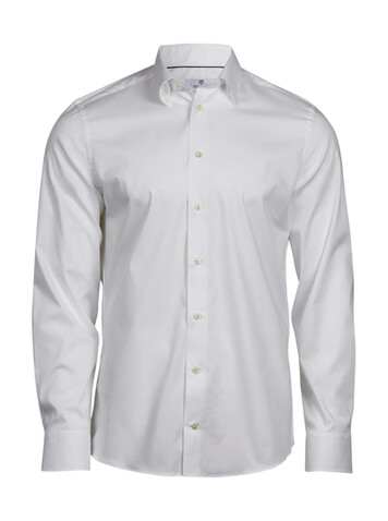 Tee Jays Stretch Luxury Shirt, White, 2XL bedrucken, Art.-Nr. 709540007