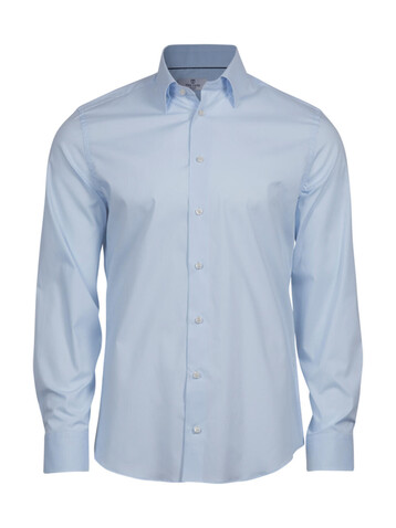 Tee Jays Stretch Luxury Shirt, Light Blue, 2XL bedrucken, Art.-Nr. 709543217