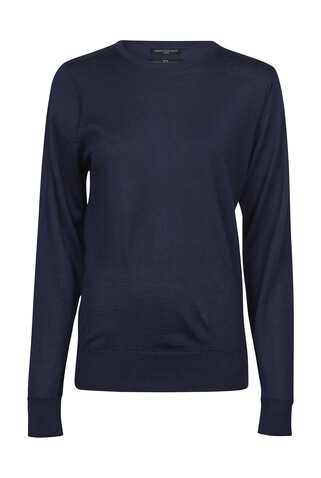 Tee Jays Womens Crew Neck, Navy, 2XL bedrucken, Art.-Nr. 710542007